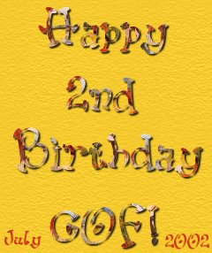 Happy 2nd Birthday GOF!
