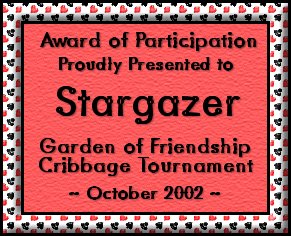 Participation Award Cribbage