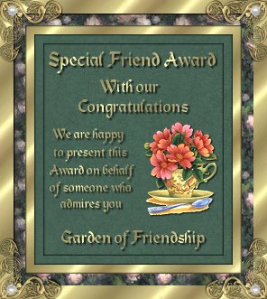 Special Friend Award from Sugie