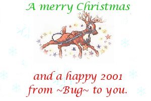 bug merry christmas