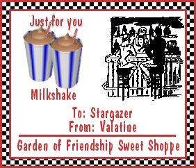 Milkshake from Valatine