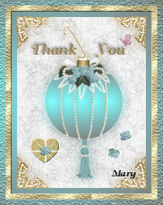 thank you from Mary