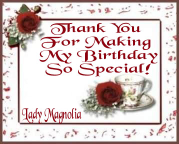 thank you from Lady Magnolia