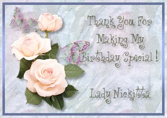 thanks from Lady Nickitta