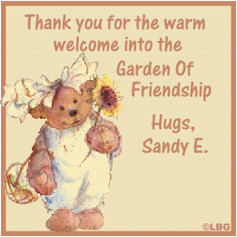 thanks from Sandy