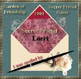 secret friend plaque
