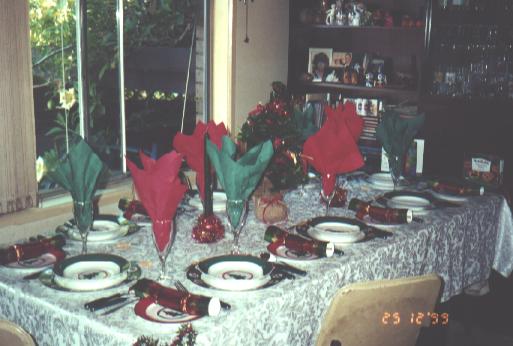 christmas table